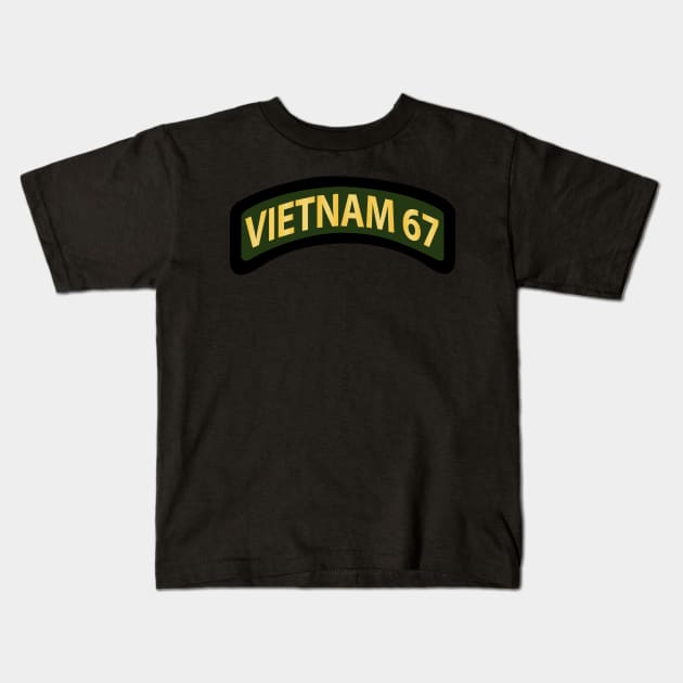 T-Shirt - Army - Vietnam Tab - 67 Kids T-Shirt by twix123844